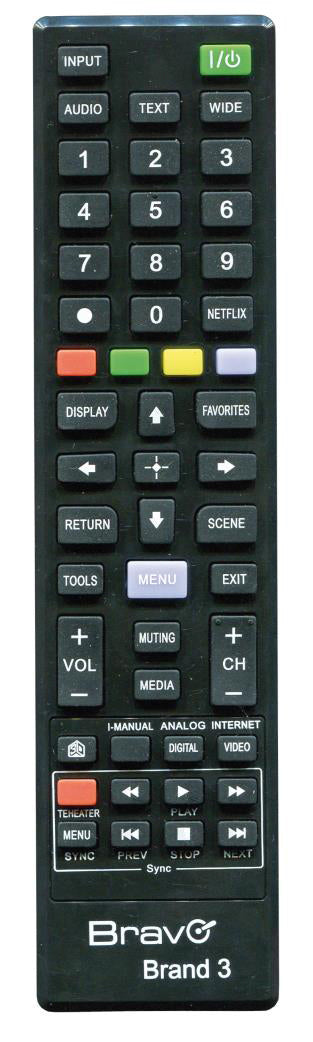 TELECOMANDO X TV BRAVO BRAND 3 SONY