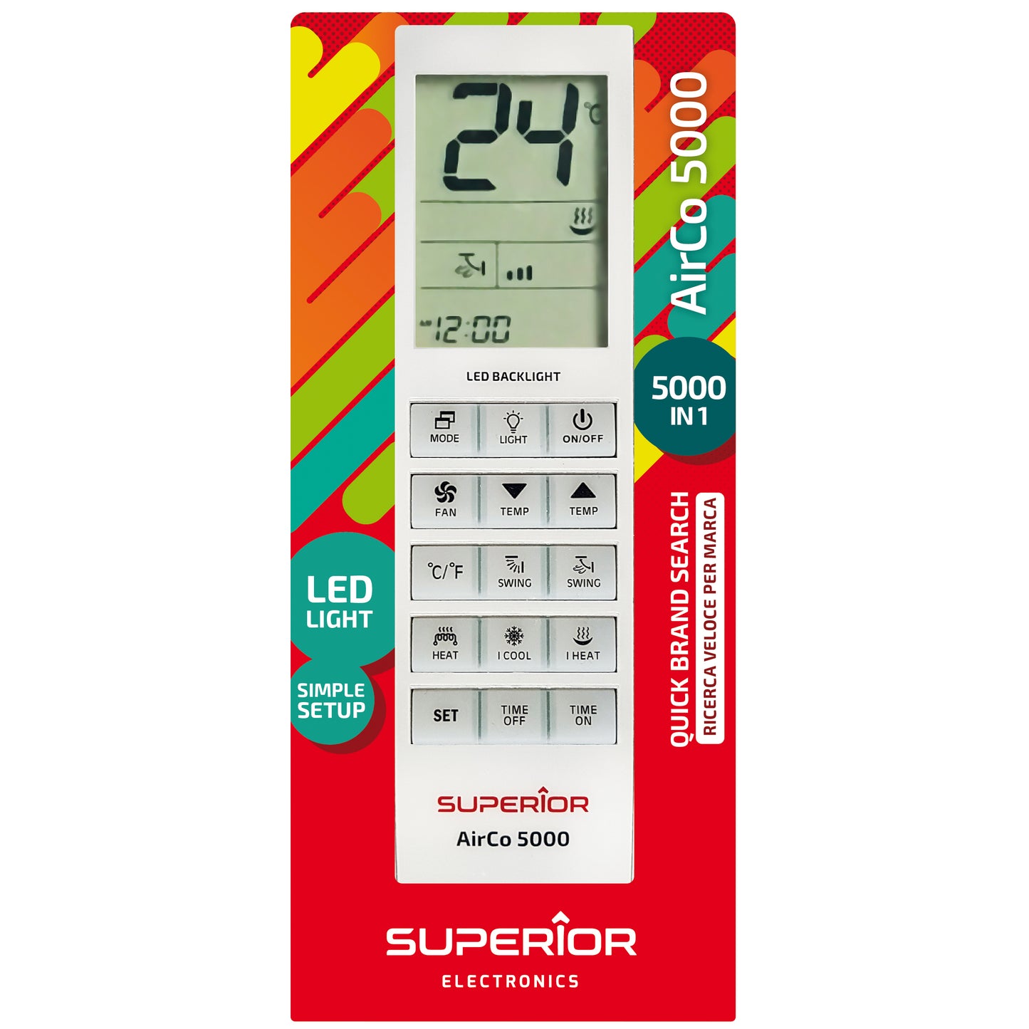 TELECOMANDO UNIV.SUPERIOR X CLIMATIZZATORI