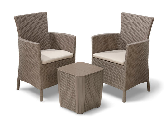 ALLIBERT/KETER SET IOWA BALCONY CAPPUCC.