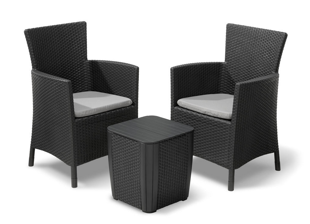 ALLIBERT/KETER SET IOWA BALCONY GRAPHITE