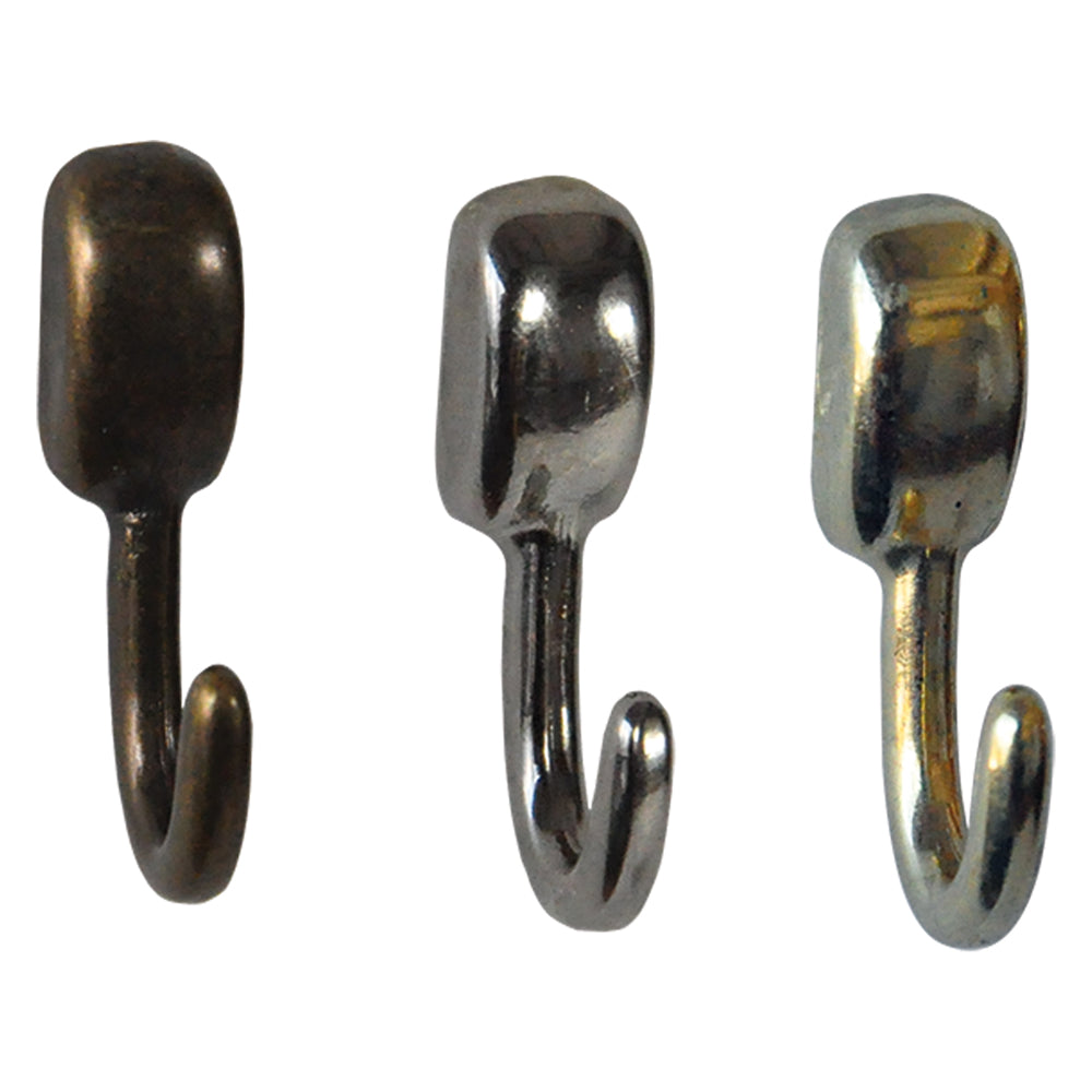 GANCIO PER QUADRI 'LUNGO' mm 30 - pz. 2 nichelato