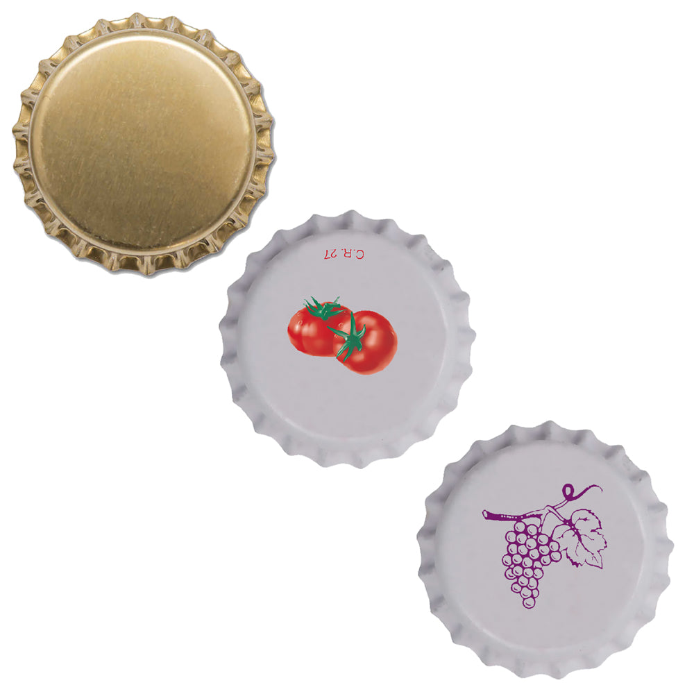 TAPPO A CORONA ø mm 26 pomodoro
