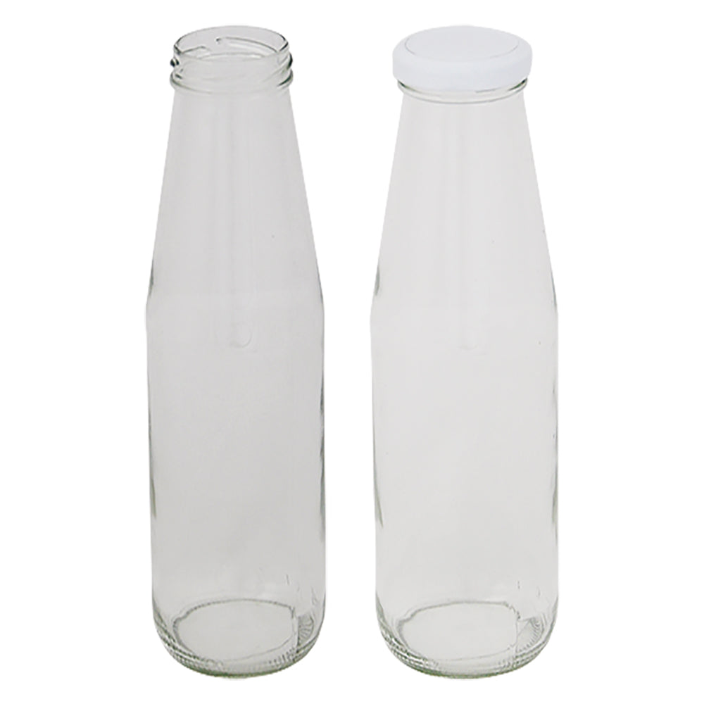 VASO VETRO 'BOCCACCIO' PER ALIMENTI TIPO 'PASSATA 720 ml - imbocc. Ø 53 mm c/tappo