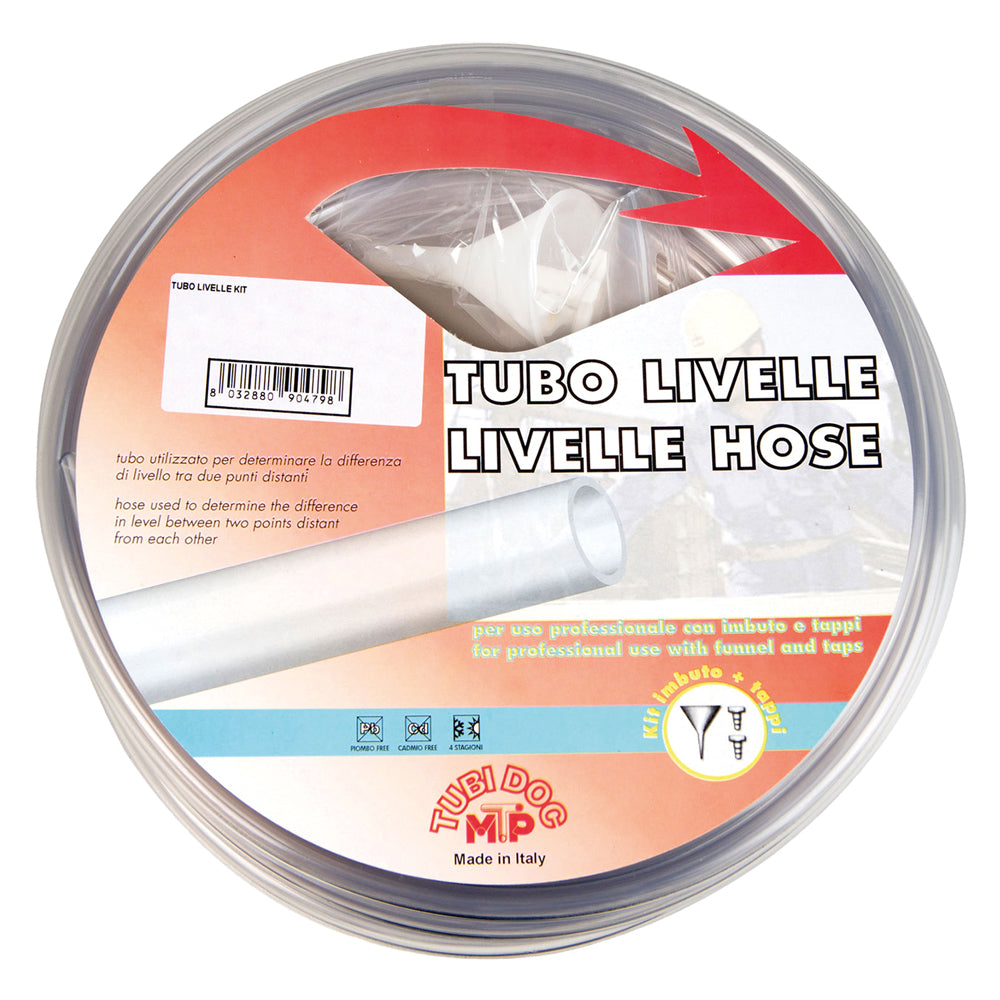 TUBO PER LIVELLO IN KIT ø 10 x 14 mt 25