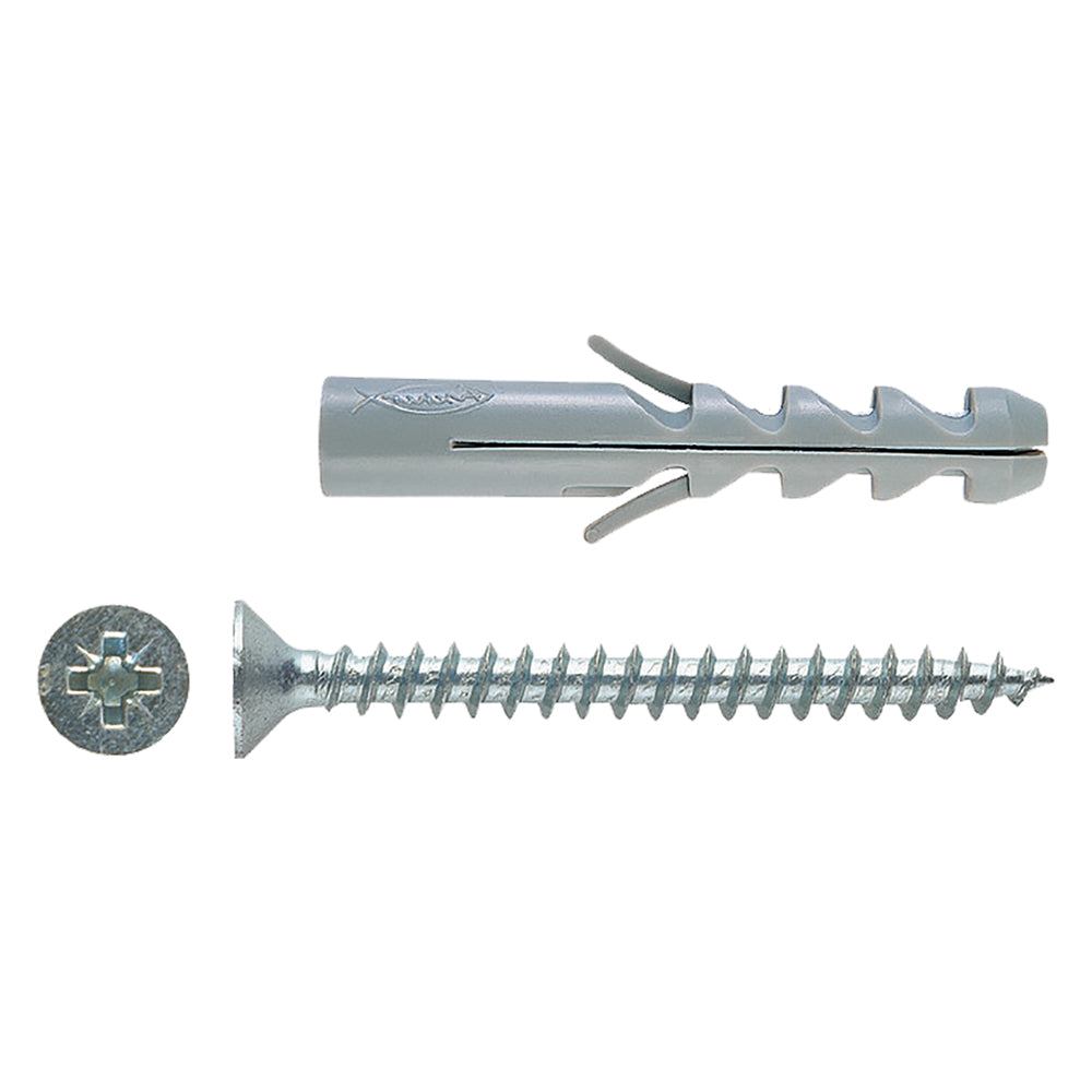 TASSELLO NYLON CON VITE 'SV' S8V Ø 8 x 40 - vite 5x50 mm