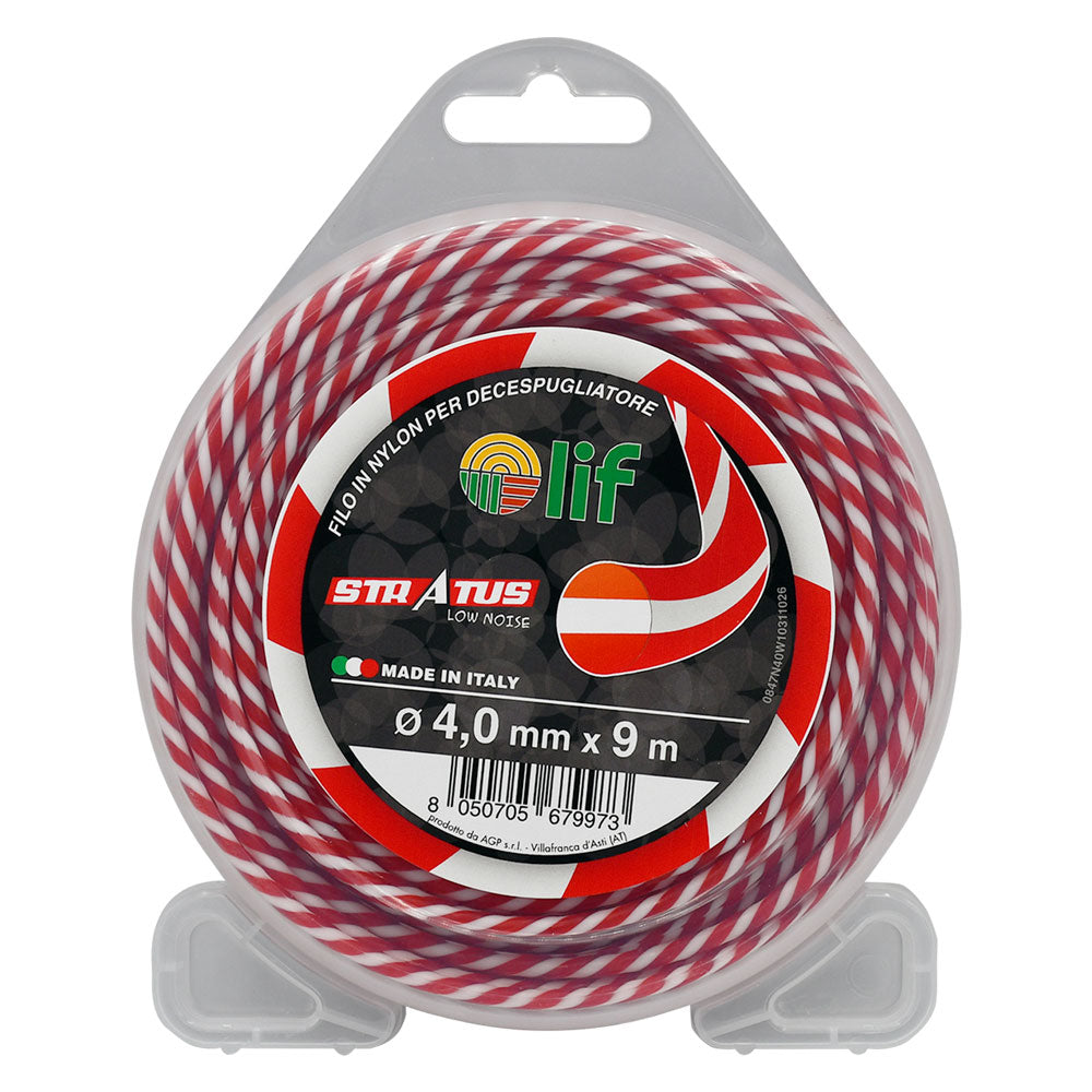 FILO PROFESSIONALE SILENZIATO 'STRATUS' tondo elicoidale mm 4,0 mt 9