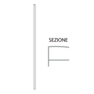 RICAMBIO PROFILO A MURO PER LINEA OXYGEN AD ANGOLO E CIRCOLARE