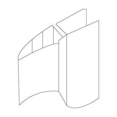 CHIUSURA MAGNETICA PER CIRCOLARE E NICCHIA 2 ANTE SCORREVOLI ESSENTIAL