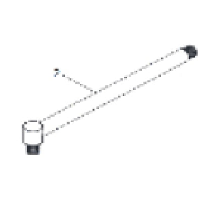BRACCIO DOCCIA PER ART. 100-PAB-B/N