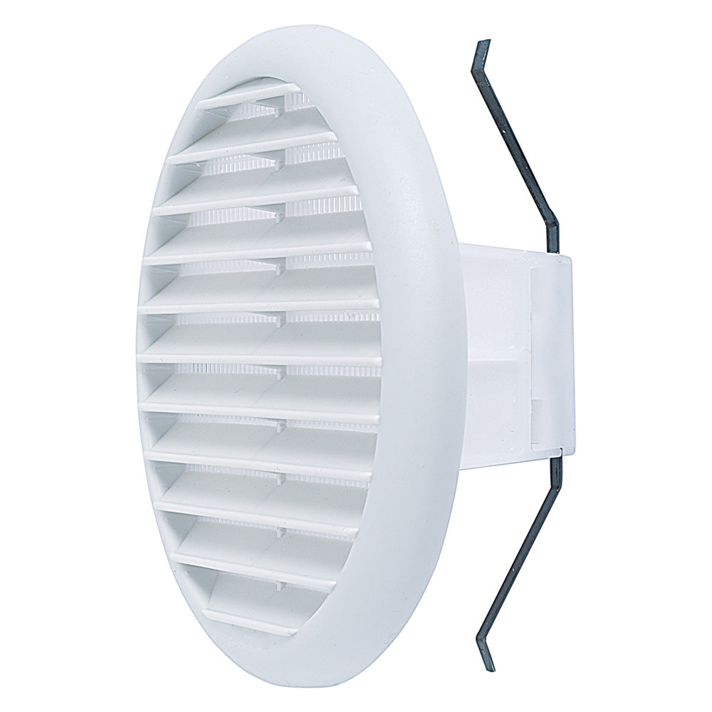 GRIGLIA AERAZIONE CON MOLLA RECLINABILE 90° ø 18 cm - foro 12,5 > 16  ramata