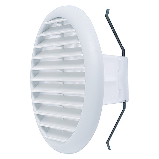 GRIGLIA AERAZIONE CON MOLLA RECLINABILE 90° ø 18 cm - foro 12,5 > 16  ramata