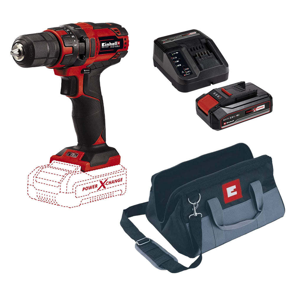 TRAPANO AVVITATORE A BATTERIA 'TE-CD 18/35 LI' 18 V