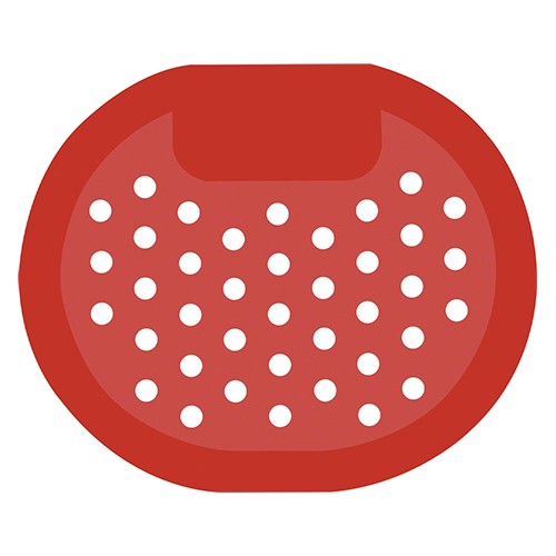 10 PZ FILTRI PER ORINATOI 168X140 Misura: Rosso