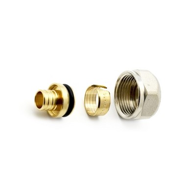 10 x ADATTATORE PER TUBO PE-X Misura: 17 sp 2.0 - 3/4"