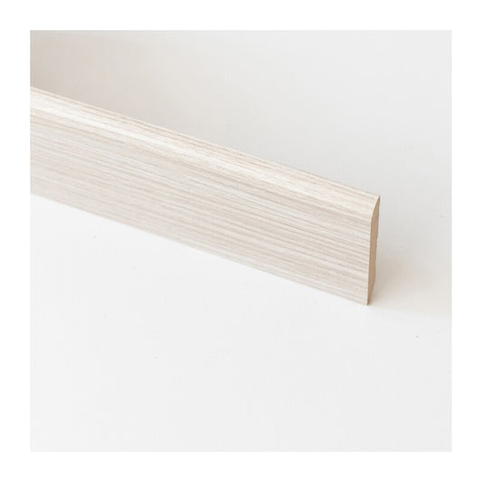 10 x BATTISCOPA  70X10 MM MDF 240 CM ROVERE SBIANCATO