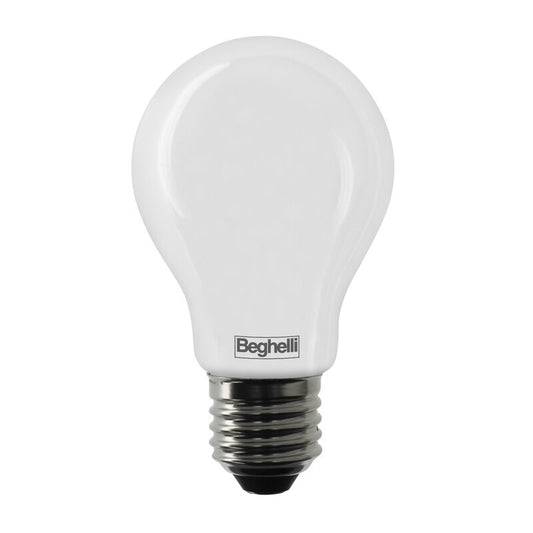 10 x BEGHELLI LED TV GOCCIA E27  8W 56525 FREDDA 6500K