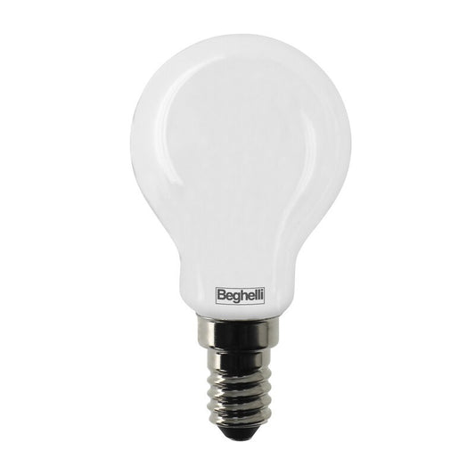 10 x BEGHELLI LED TV SFERA E14  5W 56541 CALDA 3000K