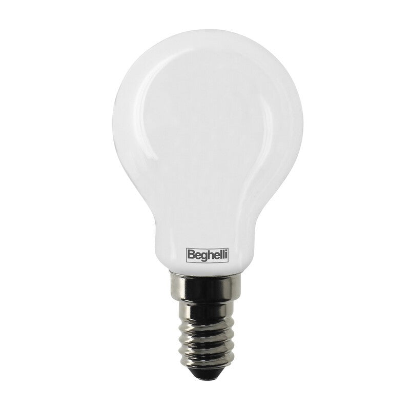 10 x BEGHELLI LED TV SFERA E14  5W 56543 FREDDA 6500K