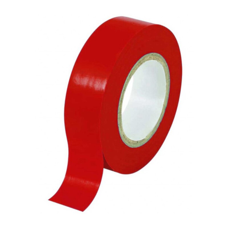 10 x C NASTRO ISOLANTE PVC 25MTX19MM ROSSO