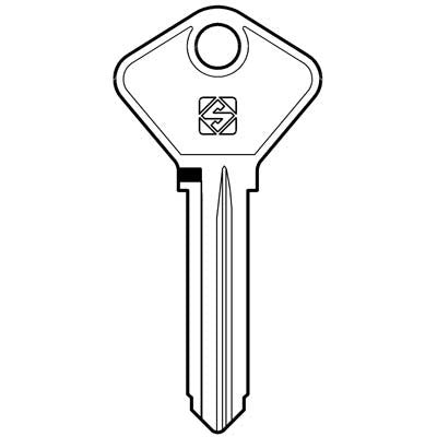 10 x CHIAVE AUTO SAFE GIOBERT AF3B SILCA