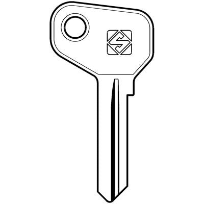 10 x CHIAVE AUTO SAFE GIOBERT AF7C SILCA