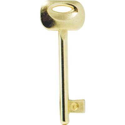 10 x CHIAVE PATENT OTTONATA BONAITI