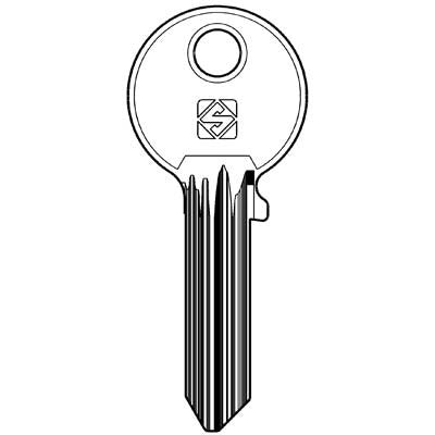 10 x CHIAVE PIATTA ABUS AB63 SILCA