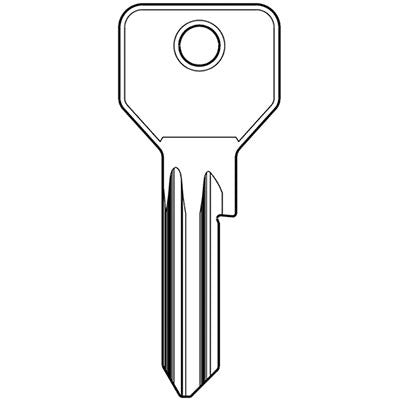 10 x CHIAVE PIATTA CISA 01070.10 ORIGINALE