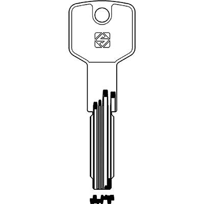 10 x CHIAVE PUNZONATA CISA CS171 SILCA