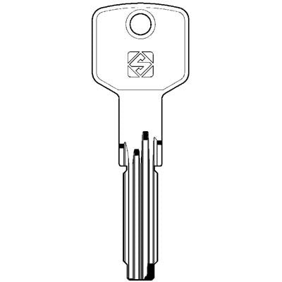 10 x CHIAVE PUNZONATA CISA CS62 SILCA