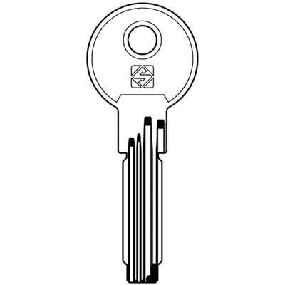 10 x CHIAVE PUNZONATA CISA CS70 SILCA