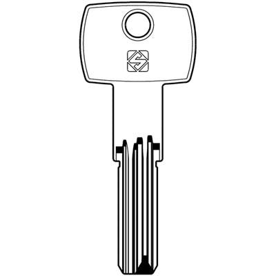 10 x CHIAVE PUNZONATA CORBIN CB97 SILCA