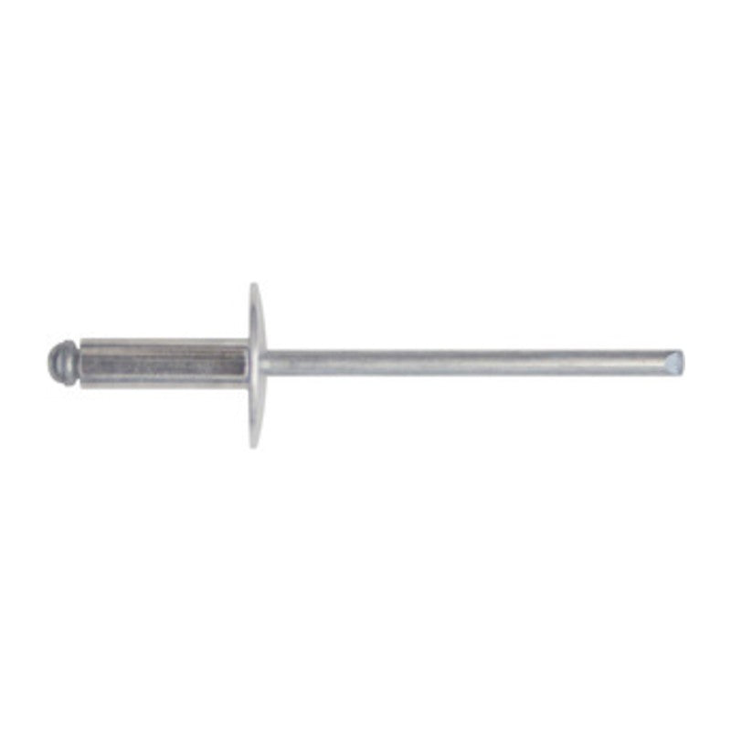 10 x CONF RIVETTI ALLUMINIO TESTA LARGA 4,8X14  50 PZ