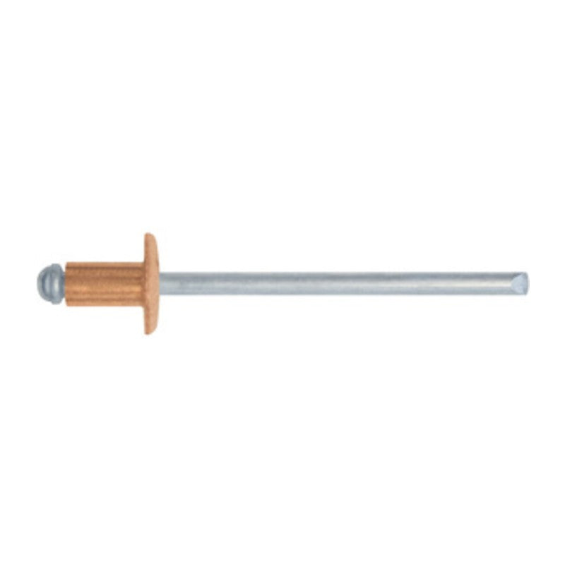 10 x CONF RIVETTI RAME 4,0X07 DA 100 PZ
