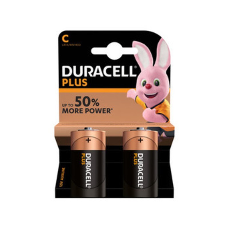 10 x DURACELL BATT ALCALINA 1/2 TORCIA 2 PZ MN1400
