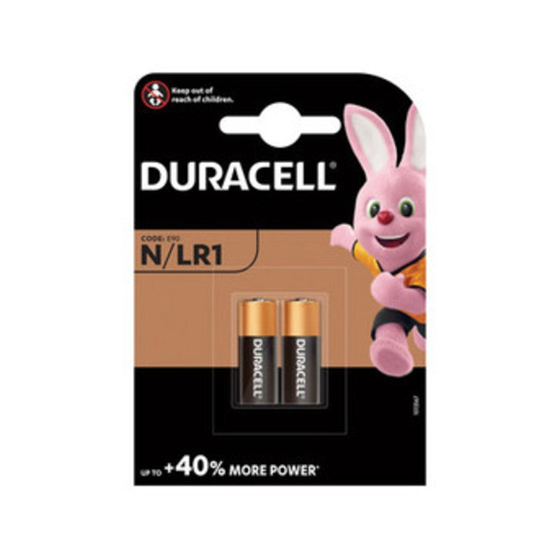 10 x DURACELL BATT ALCALINA 1,5V 2 PZ N/LR1