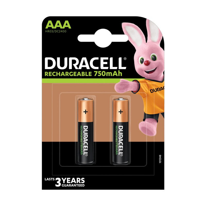 10 x DURACELL BATT RICAR 750 MAH MINISTILO 2 PZ HR3