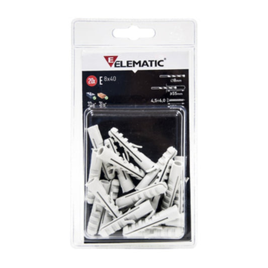 10 x ELEMATIC BLISTER TASSELLO EB/GM6 GANCIO MED 10 PZ*