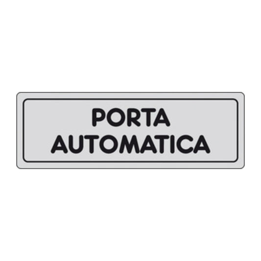10 x ETICHETTA ADESIVA 150X50 PORTA AUTOMATICA