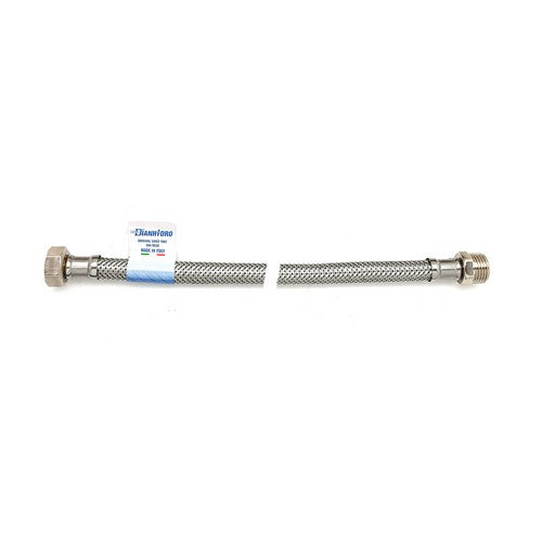 10 x FLESSIBILE INOX MODELLO NORMALE CM. 60 Misura: MF 1/2 x 1/2