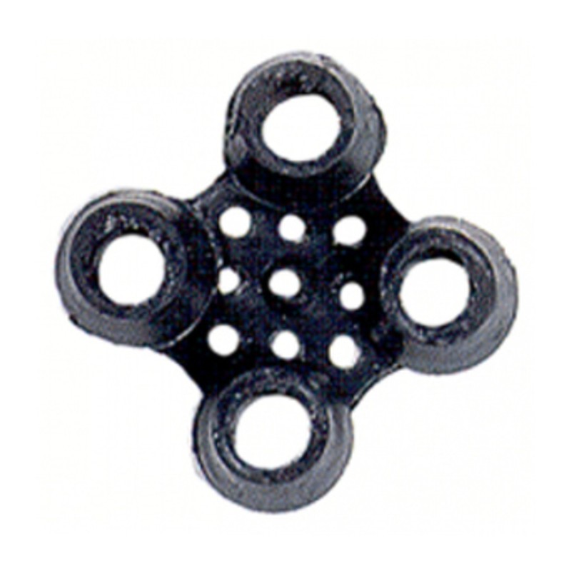 10 x GIUNZIONI P/ZERBINO ROBUSTUS PVC NERO
