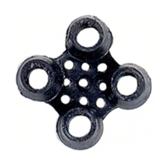 10 x GIUNZIONI P/ZERBINO ROBUSTUS PVC NERO