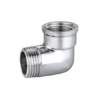 10 x GOMITO A 90° MF IN OTTONE CROMO IBP Misura: 1/2"