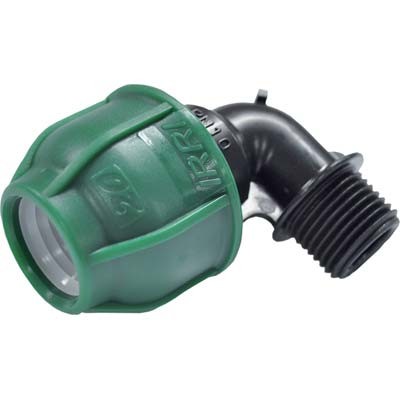 10 x GOMITO A COMPRESSIONE FILETTO MASCHIO PN10