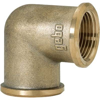 10 x GOMITO FF OTTONE 90 GEBO
