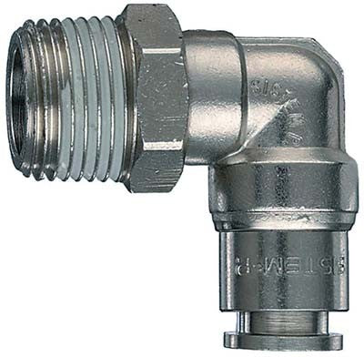 10 x GOMITO GIREVOLE AUTO FILETTO MASCHIO AC 50/CG ANI
