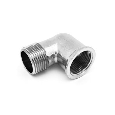 10 x GOMITO MF IN OTTONE CROMO IBP Misura: 3/4"