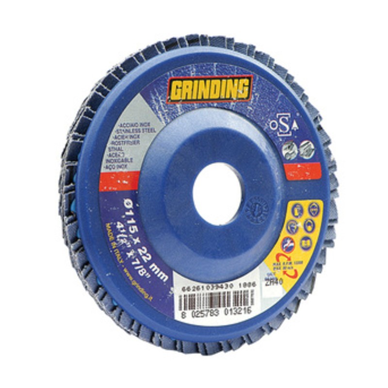 10 x GRINDING DISCO LAMELLARE ZIRC 180X22 GR  40
