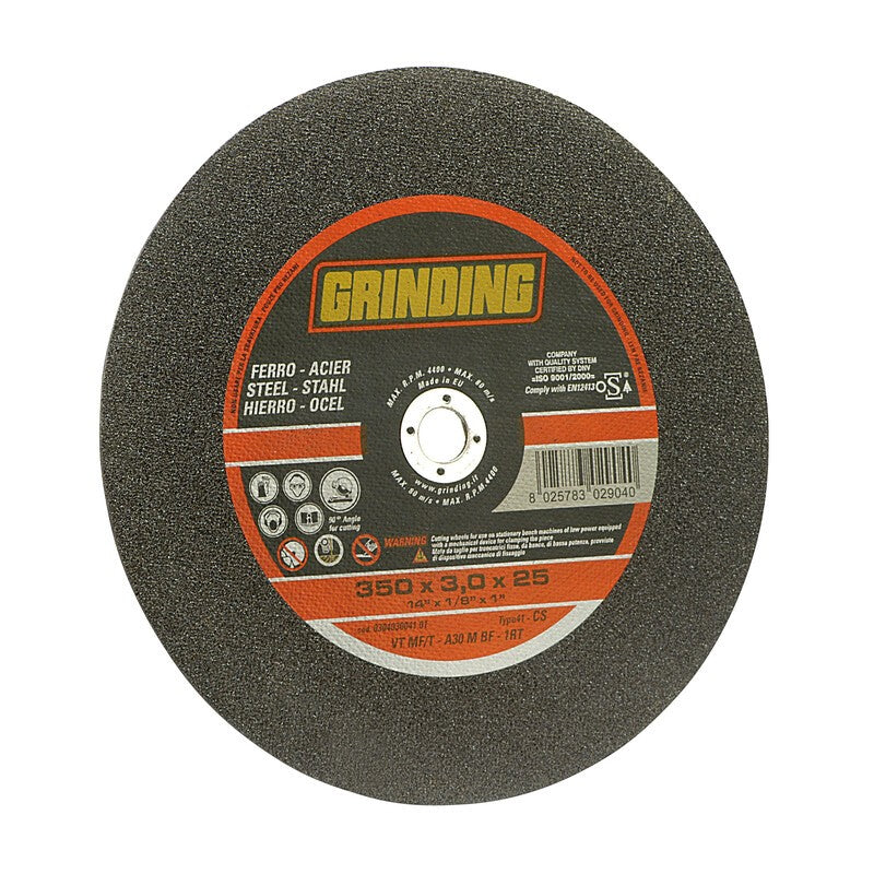 10 x GRINDING DISCO TRONC. FERRO 350X3,0 F.25,4 VTMF/T