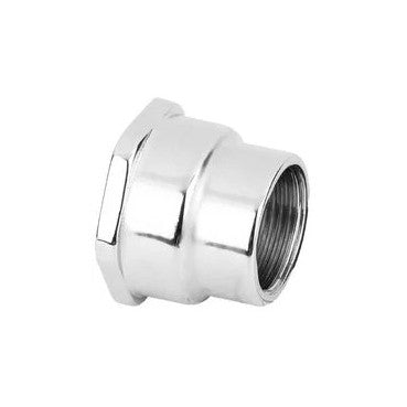10 x MANICOTTO RIDOTTO FF OTTONE CROMO Misura: 1/2 x 3/4